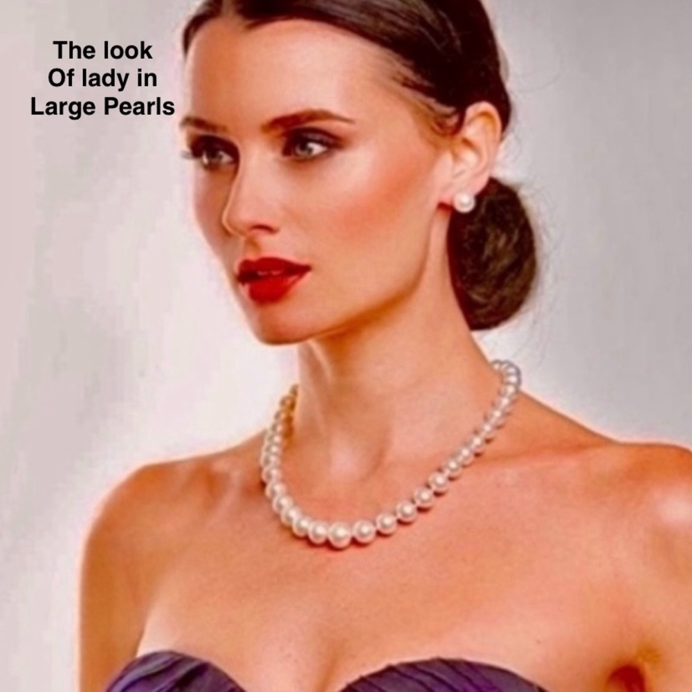 Large Baroque Pearls - Pearls are also believed to signify innocence and faith.